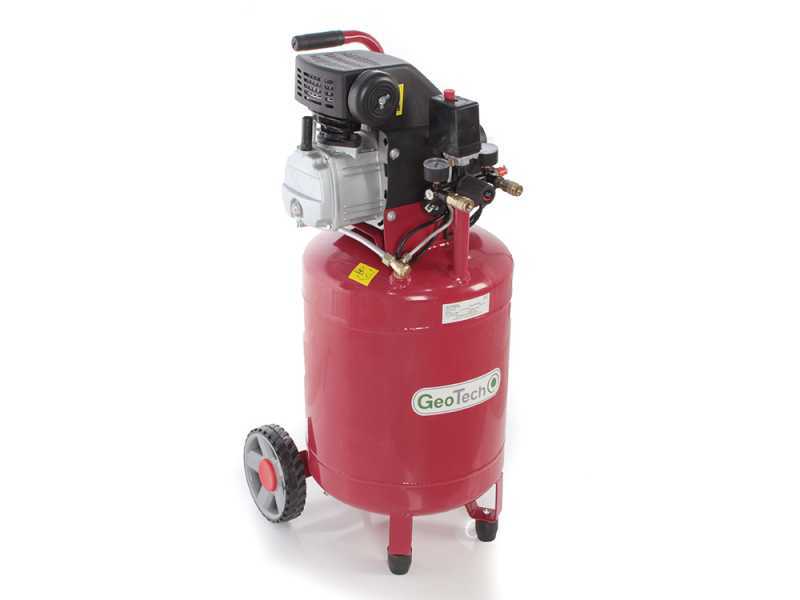 GeoTech AC50V-8-20 - Compressore aria elettrico portatile - Motore 2 HP - 50 lt Verticale