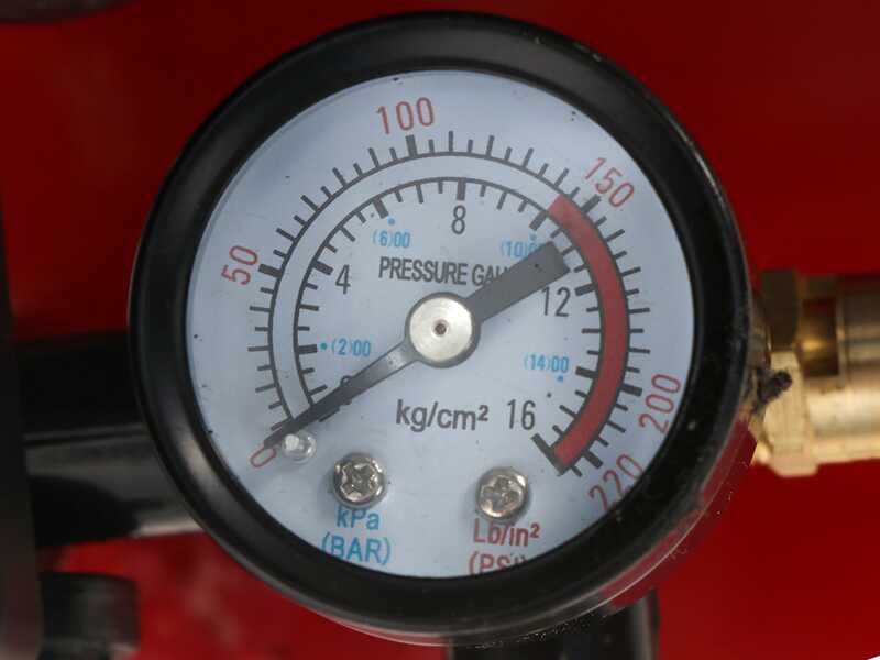 GeoTech S-AC50V-10-15C - Compressore aria elettrico oilless - Motore 1.5 HP - 50 lt Verticale Silenziato