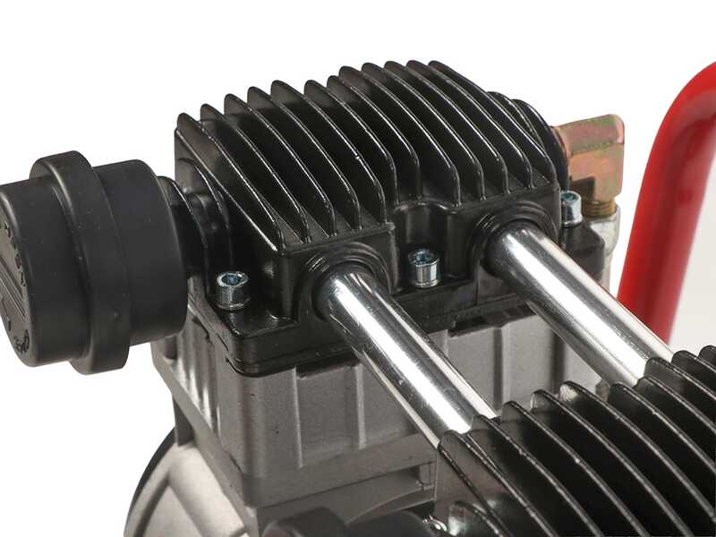 GeoTech S-AC50V-10-15C - Compressore aria elettrico oilless - Motore 1.5 HP - 50 lt Verticale Silenziato