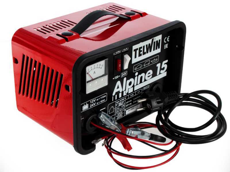 Caricabatterie per Auto Moto Telwin Alpine 15 tensione 12 24 V