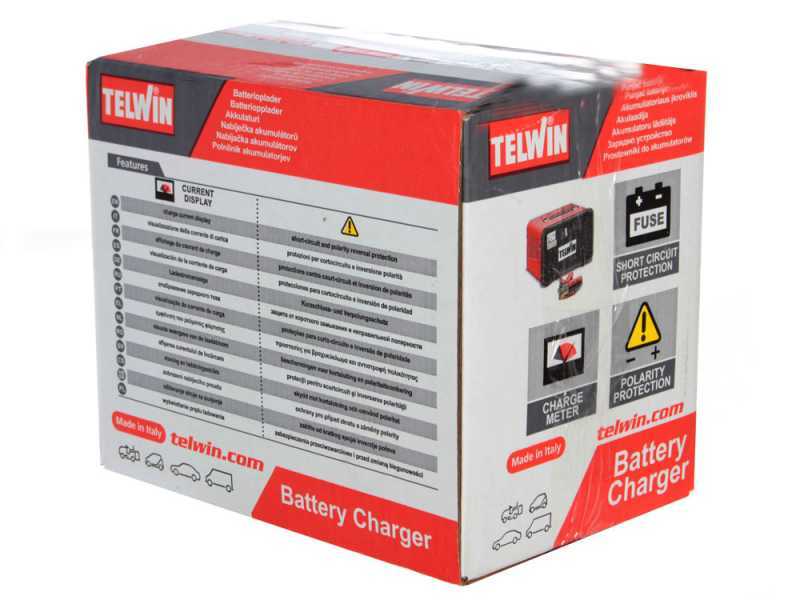 Telwin Alpine 15 - Caricabatterie - batterie WET con tensione 12/24V - monofase