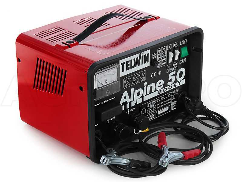 Telwin Alpine 50 Boost - Caricabatterie - batterie WET tensione 12/24V - 1000 W