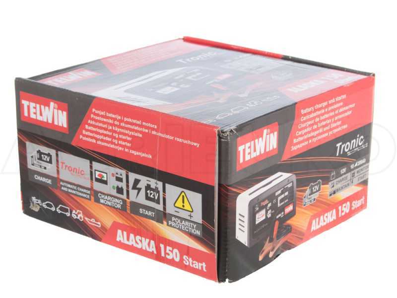 Telwin Alaska 150 Start - Caricabatterie, avviatore e mantenitore - batterie al Piombo 12V