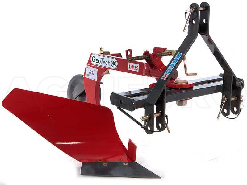 GeoTech DP35 - Aratro monovomere - Per trattori con attacco a tre punti