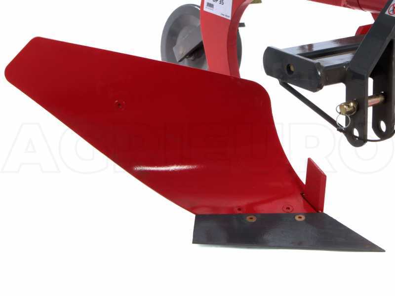 GeoTech DP35 - Aratro monovomere - Spostamento manuale a vite - Per trattori con attacco a tre punti
