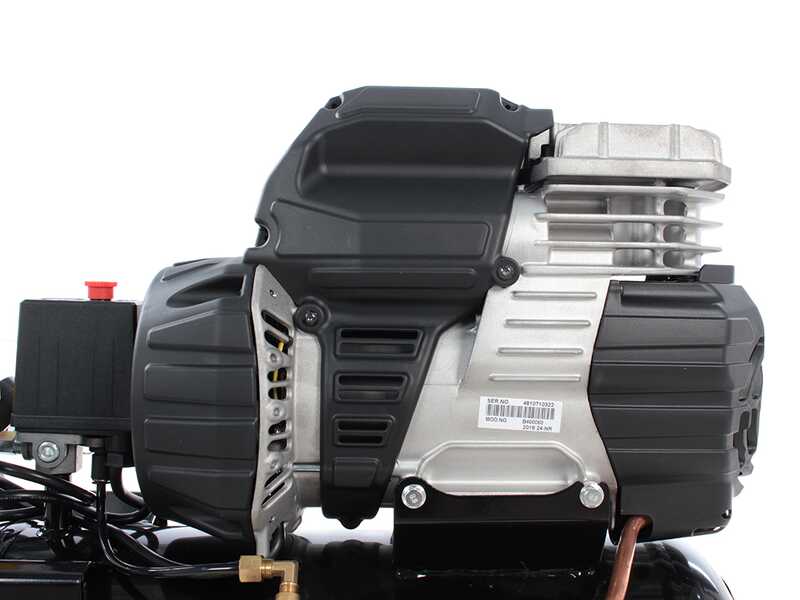 Stanley Sil Air 244/24  - Compressore aria elettrico monofase silenziato, oil-less - Motore 1.5 HP - 24 lt