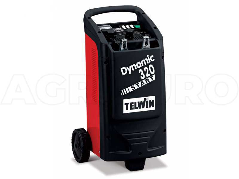 Telwin Dynamic 320 Start - Caricabatterie auto e avviatore - batterie WET/START-STOP 12/24V