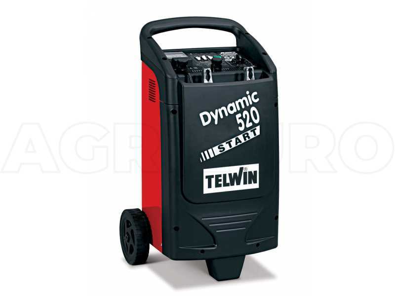 Telwin Dynamic 520 Start - Caricabatterie auto e avviatore - batterie WET/START-STOP 12/24V