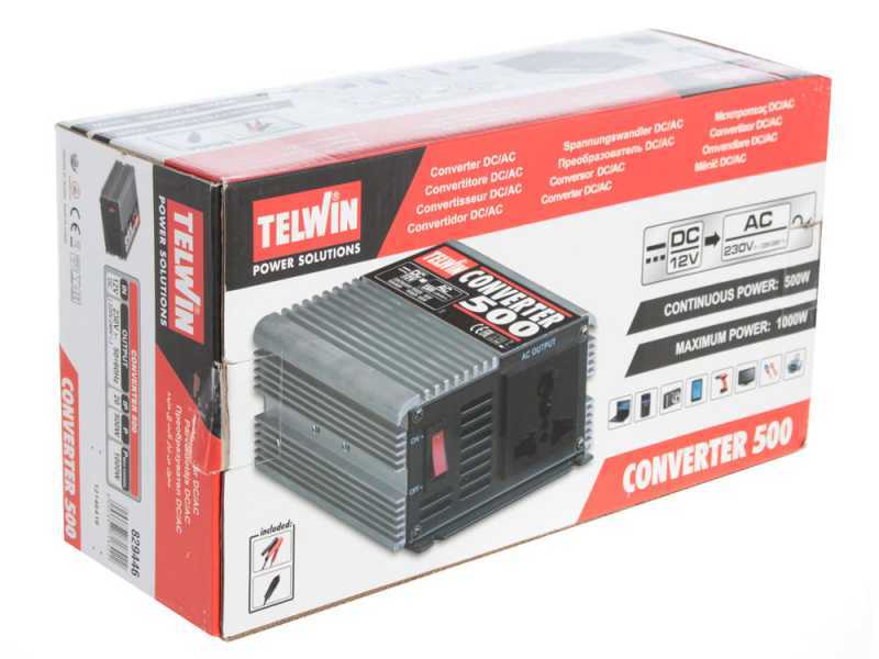 Convertitore di Potenza da 12V a 230V Auto Camper TELWIN Inverter 310 USB  Lucana Utensili s.r.l. - Vendita e Noleggio