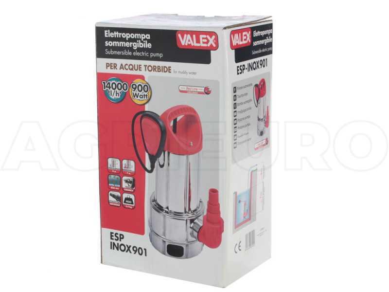 Valex ESP-INOX901 - Pompa sommersa elettrica per acque sporche - 900W