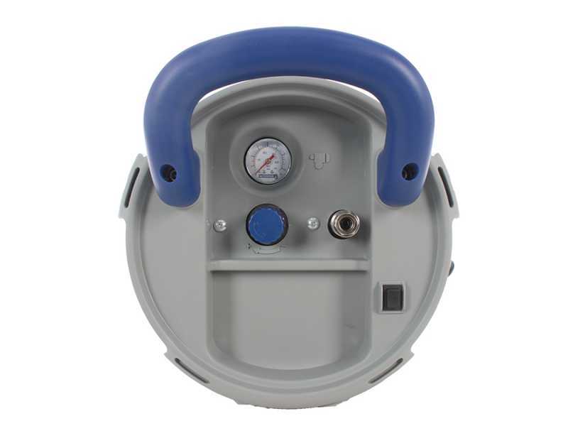 Michelin MVX 24 - Compressore aria elettrico portatile monofase, oil-less - Motore 1.5 HP - 24 lt