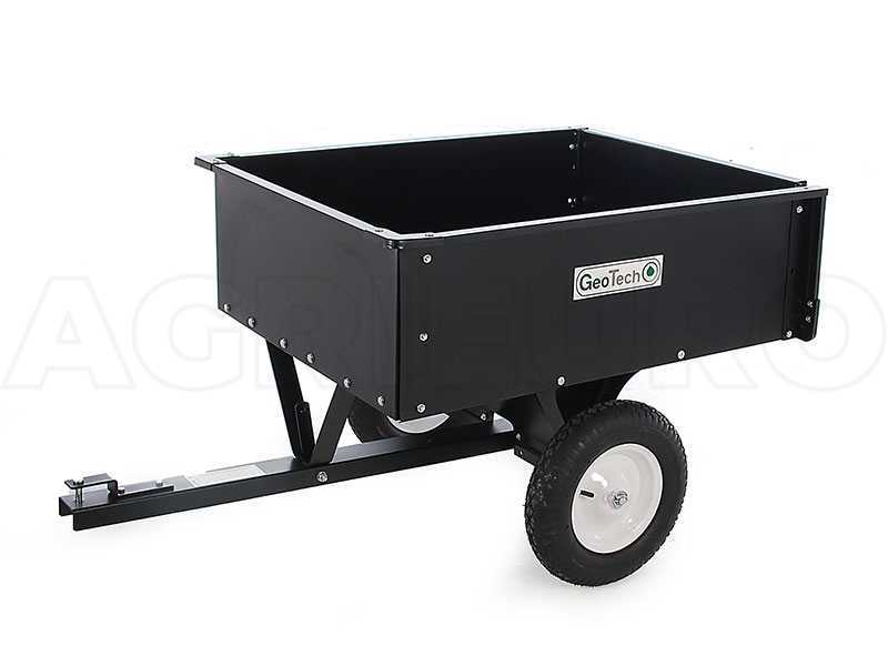 GeoTech TC3080D - carrello ribaltabile per trattorino in metallo - cassone cm 97x76(h 33 cm)