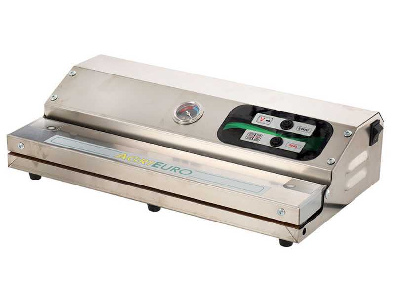 Macchina sottovuoto BIG Euro 460 INOX + vuotometro - Barra saldante 47cm