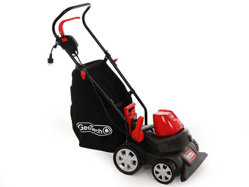 Aspirafoglie a ruote GeoTech LV 200 E - motore elettrico da 1600W - sacco 45 lt - soffiatore