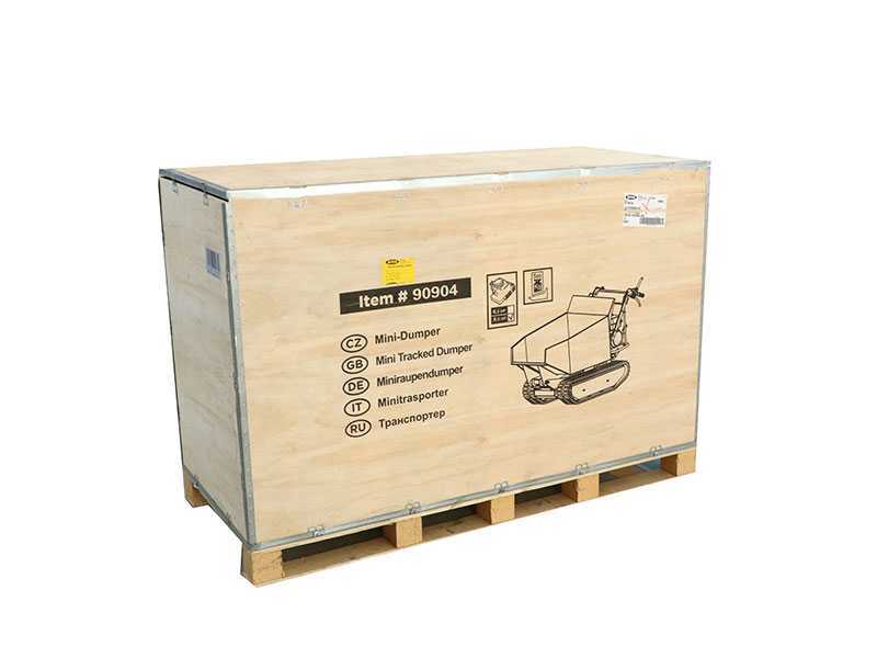 Ama TAG500TD - Motocarriola cingolata cassone dumper idraulico 500Kg