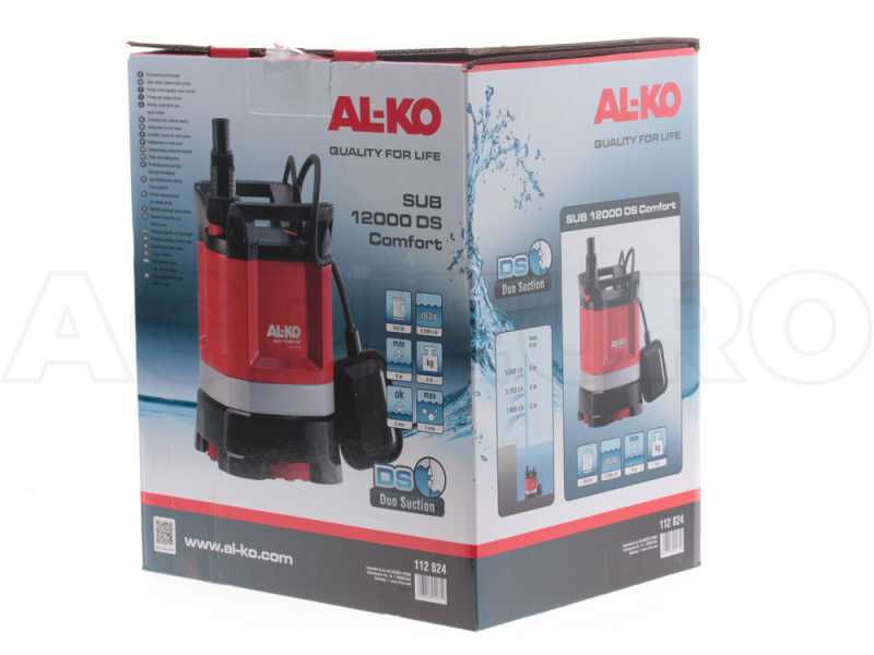 AL-KO SUB 12000 DS Comfort - Pompa sommersa elettrica acque chiare - raccordo 38 e 25