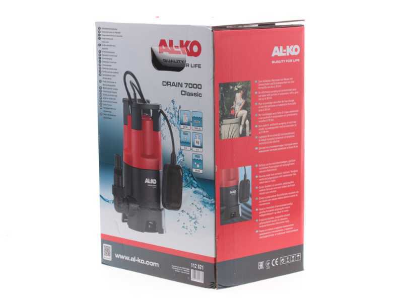 AL-KO DRAIN 7000 Classic - Pompa sommersa elettrica acque sporche - 350W - raccordo 38-25