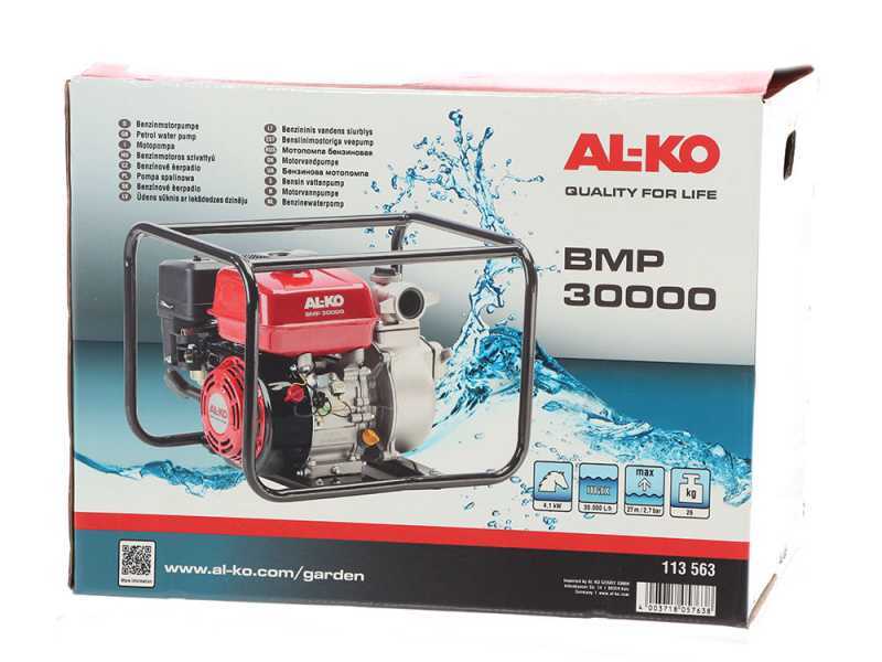 AL-KO BMP 30000 - Motopompa a scoppio autoadescante - Raccordi 50 mm