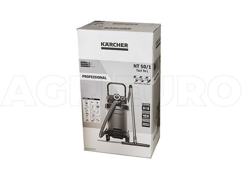 Karcher Pro NT 50/1 Tact Te L - Aspiratore solidi/liquidi - vano raccolta 50 lt, 1300W