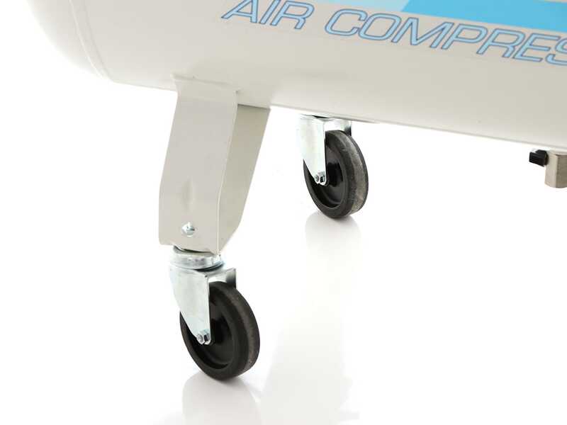 FIAC Silent AB90/360M - Compressore aria elettrico monofase a cinghia - Motore 3 HP - 90 lt