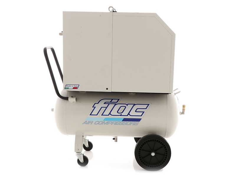 FIAC Silent AB90/360M - Compressore aria elettrico monofase a cinghia - Motore 3 HP - 90 lt