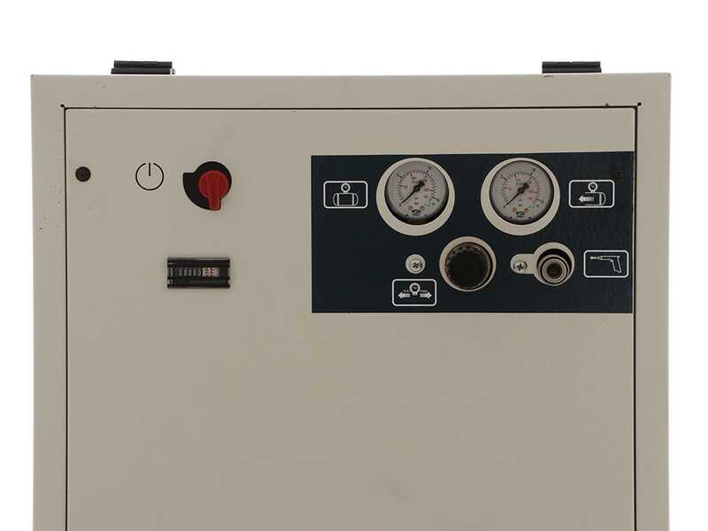 FIAC Silent AB200/360M - Compressore aria elettrico monofase a cinghia, insonorizzato - Motore 3 HP - 200 lt