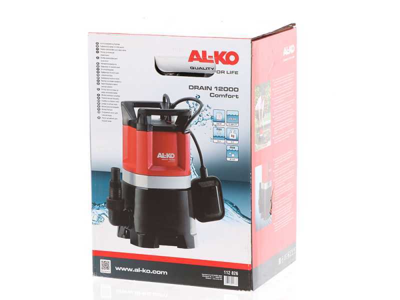 AL-KO DRAIN 12000 Comfort - Pompa sommersa elettrica acque sporche - 850W - raccordo 38-25