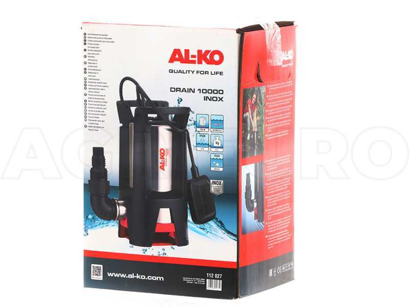 AL-KO DRAIN 10000 INOX - Pompa sommersa elettrica acque sporche - 750W - raccordo 38-25