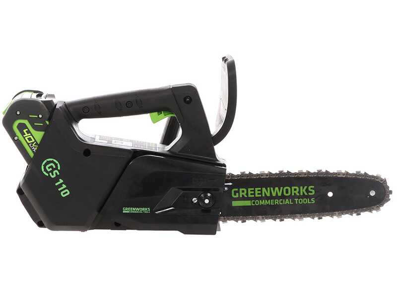 Greenworks GD40TCS - Elettrosega da potatura - 40V - SENZA BATTERIA e CARICABATTERIA