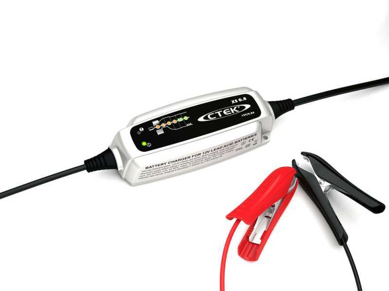 CTEK XS 0.8 - Caricabatterie e mantenitore di carica automatico - batterie da 12V - 6 fasi