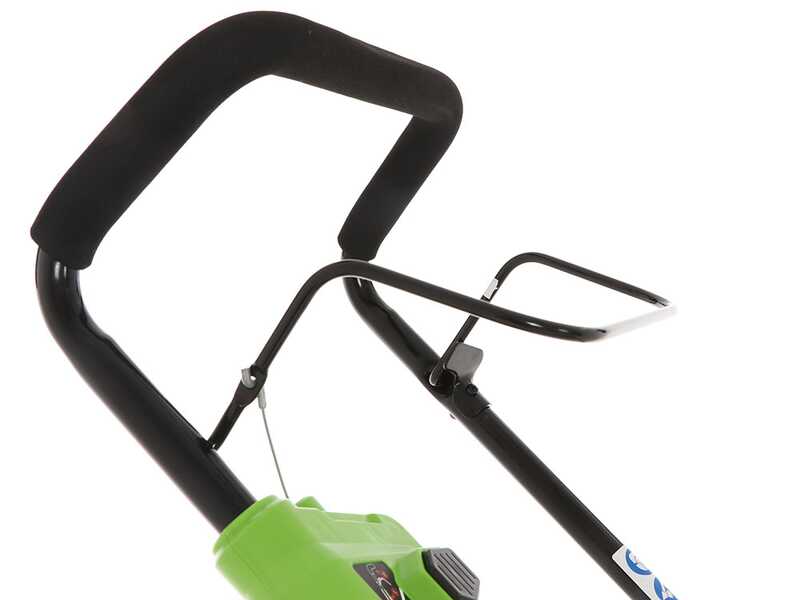 Greenworks G40TL - Motozappa a batteria con ruote - 40V 4Ah