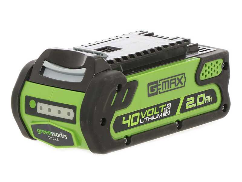 Greenworks G40HT - Tagliasiepi elettrico a batteria 40V/2Ah - Lama da 61 cm