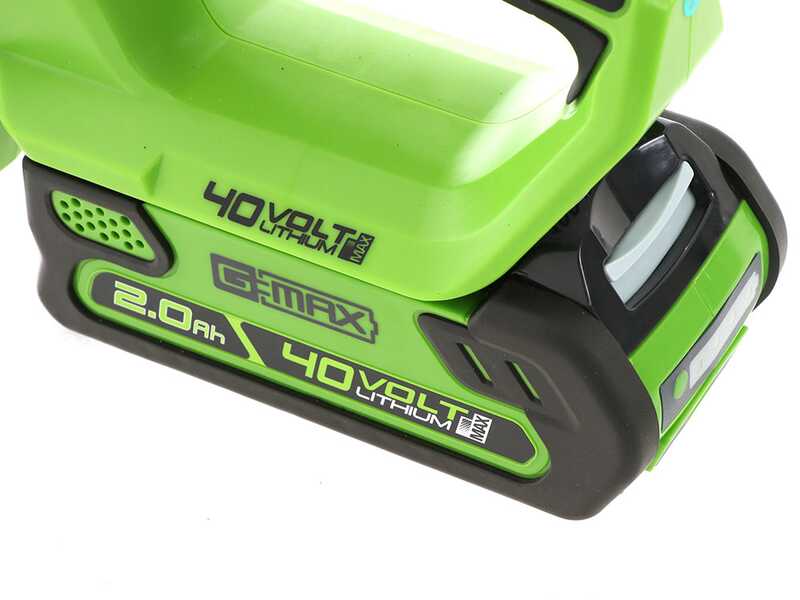 Greenworks G40HT - Tagliasiepi elettrico a batteria 40V/2Ah - Lama da 61 cm