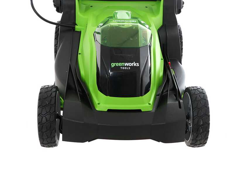 PROMO elettrico a batteria Greenworks G40LM41 40V - cm 41 tosaerba - Batteria 4Ah