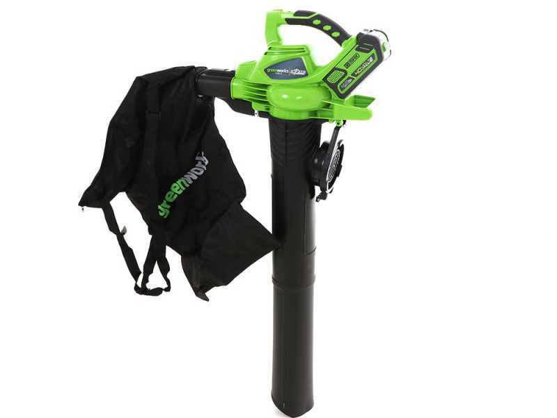 Soffiatore - Aspiratore a batteria Greenworks GD40BV