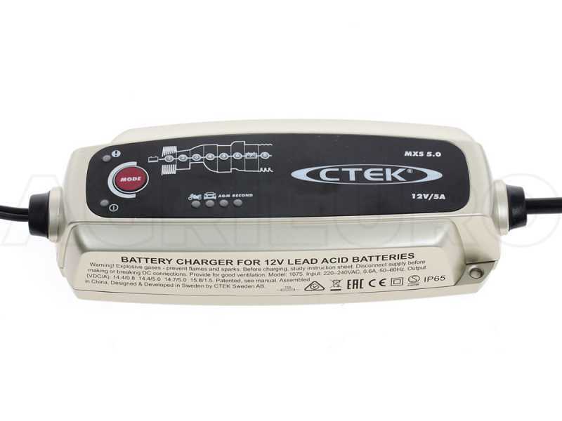 Caricabatterie professionale CTEK MXTS40, 12 V/24 V per batterie al piombo,  spina EU, ricarica 1 unità