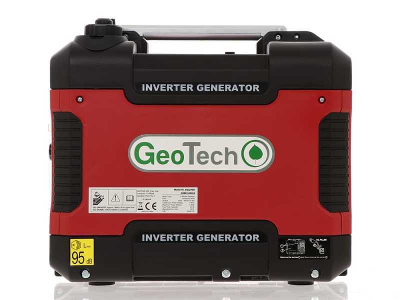 GeoTech SQL2000i - Generatore di corrente silenziato a inverter 2 kW - Continua 1.7 kw Monofase