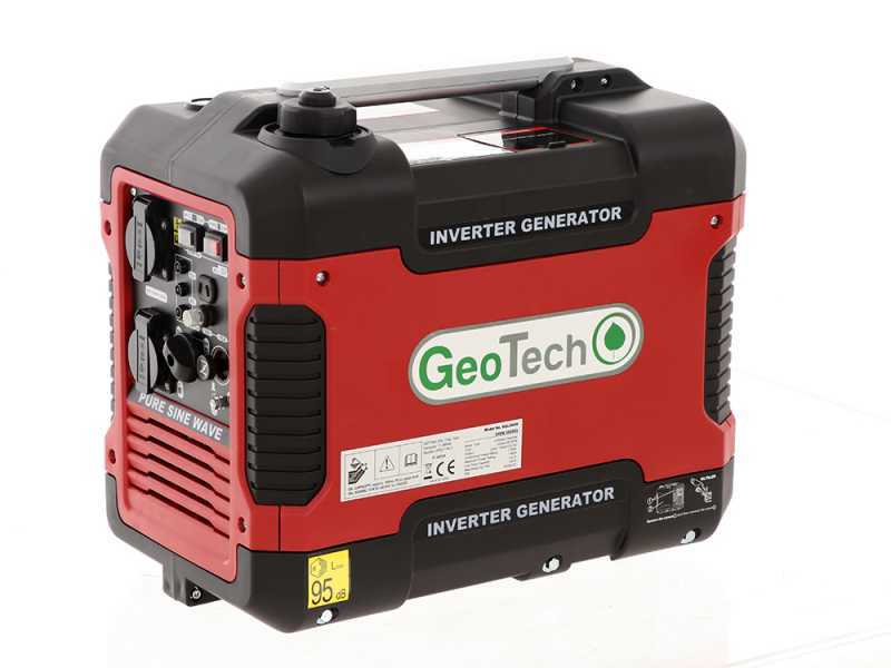 GeoTech SQL2000i - Generatore di corrente silenziato a inverter 2 kW - Continua 1.7 kw Monofase