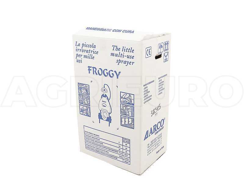 Arco Froggy Super S 25A - Pompa irroratrice a scoppio - A trolley - Motore 2 tempi