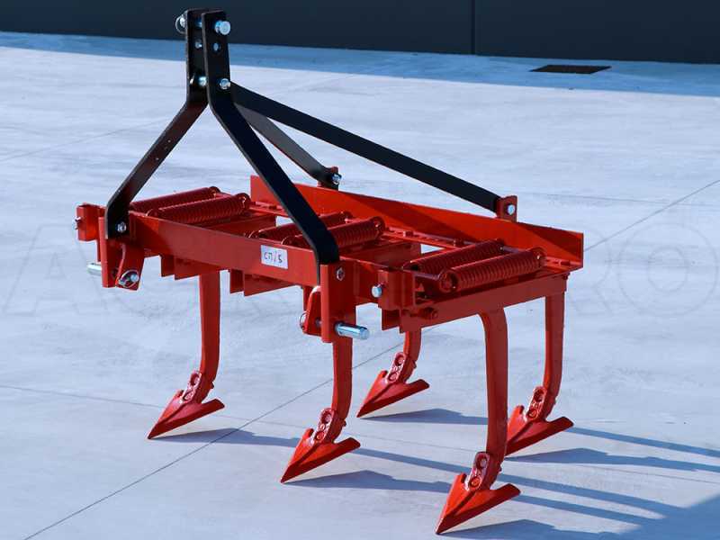 Tiller a molle 5 ancore serie media AgriEuro CM5 &ndash; Erpice coltivatore Estirpatore 5 Vomeri