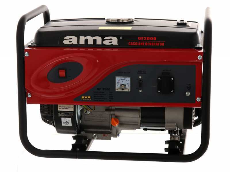 AMA QF2000 - Generatore di corrente silenziato con AVR 2.2 kW - Continua 2 kw Monofase