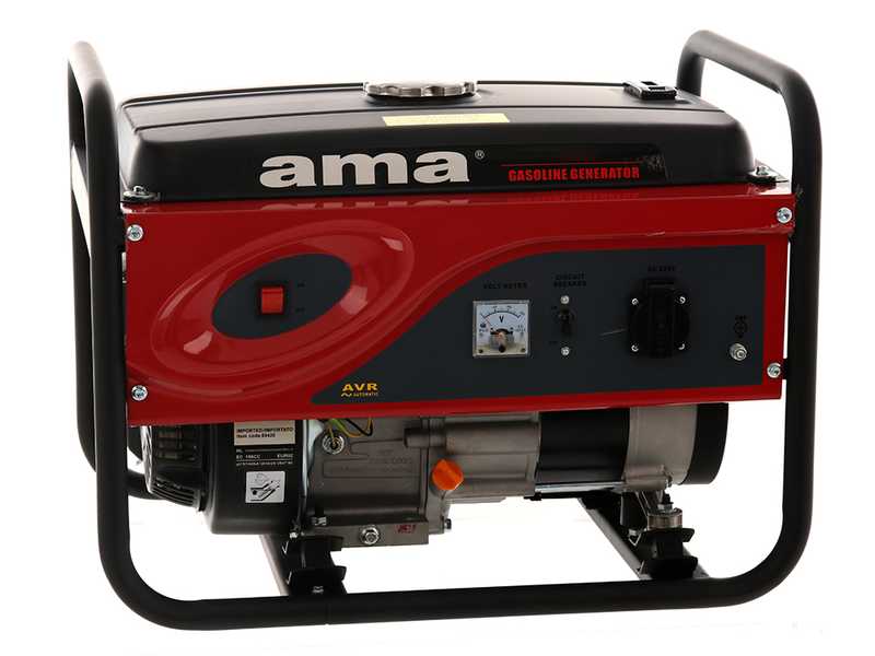 AMA QF2500 - Generatore di corrente silenziato con AVR 2.8 kW - Continua 2.6 kw Monofase