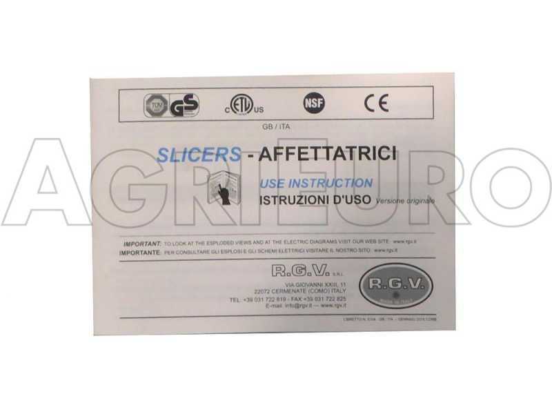 ALA 2000 GP195 SILVER - Affettatrice con lama da 195 mm - 140W