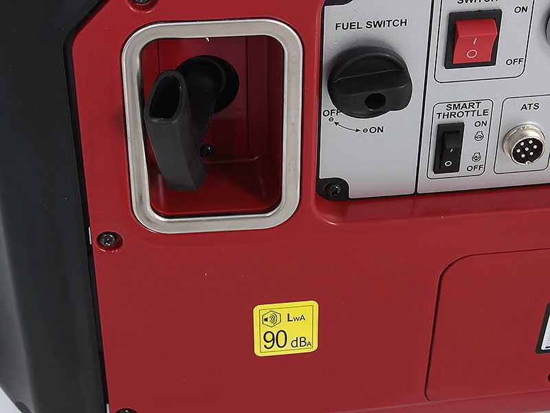 GeoTech-Pro PTGA 5000i - Generatore di corrente silenziato a inverter 4 kW - Continua 3.5 kw Monofase + ATS