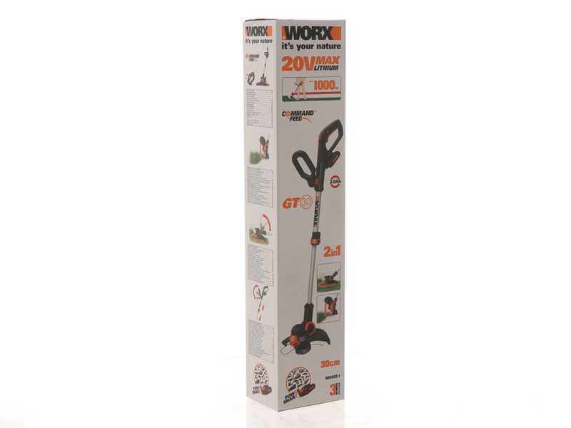 Worx WG163E.1 - Tagliabordi a batteria - 20V 2Ah