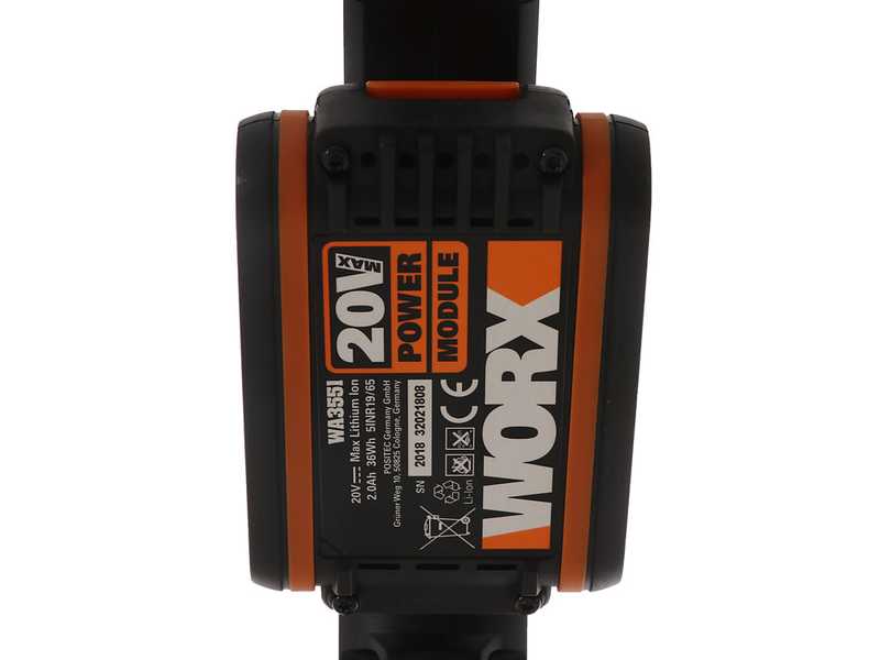 Worx WG163E.1 - Tagliabordi a batteria - 20V 2Ah