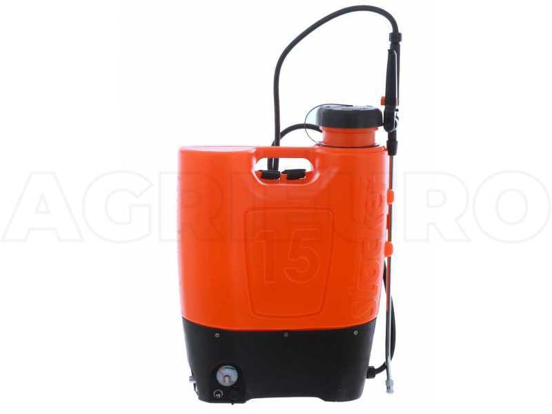 Stocker 247 - Pompa irroratrice a spalla elettrica - Batteria al litio - 15L - 5 bar