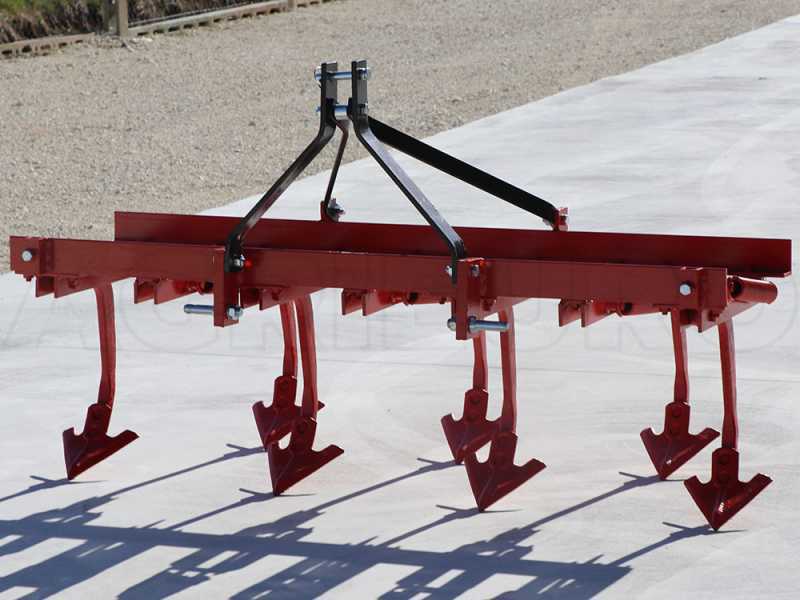 Tiller a molle serie leggera AgriEuro CML7 &ndash; Erpice coltivatore Estirpatore 7 Vomeri a freccia