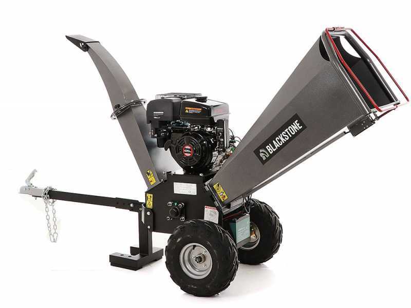 BlackStone BC 1500 LE - Biotrituratore a scoppio professionale - Motore benzina Loncin 15 HP