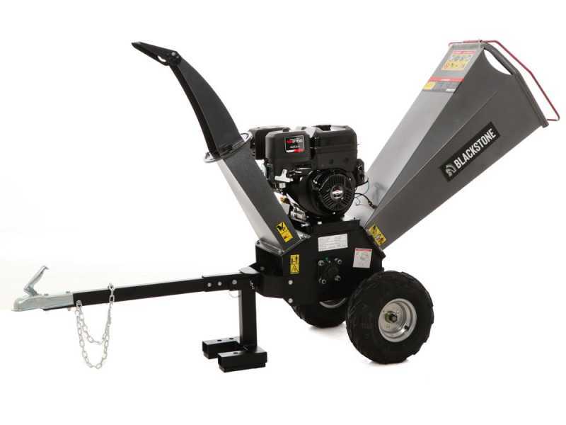 BlackStone BC 1500 BSE - Biotrituratore a scoppio professionale - Motore B&amp;S XR2100 da 13.5 HP